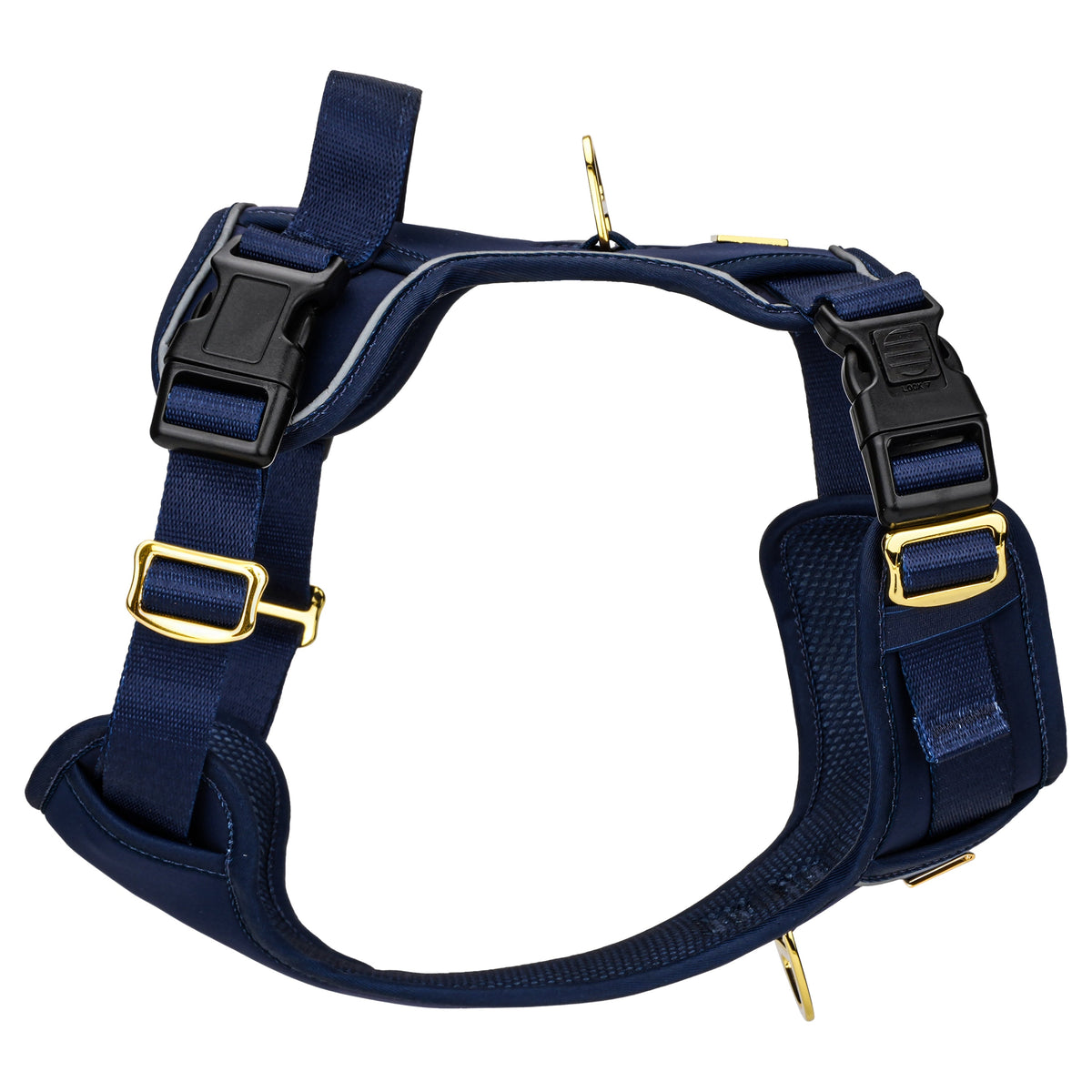 TidyTails harness adjustable straps and secure buckles